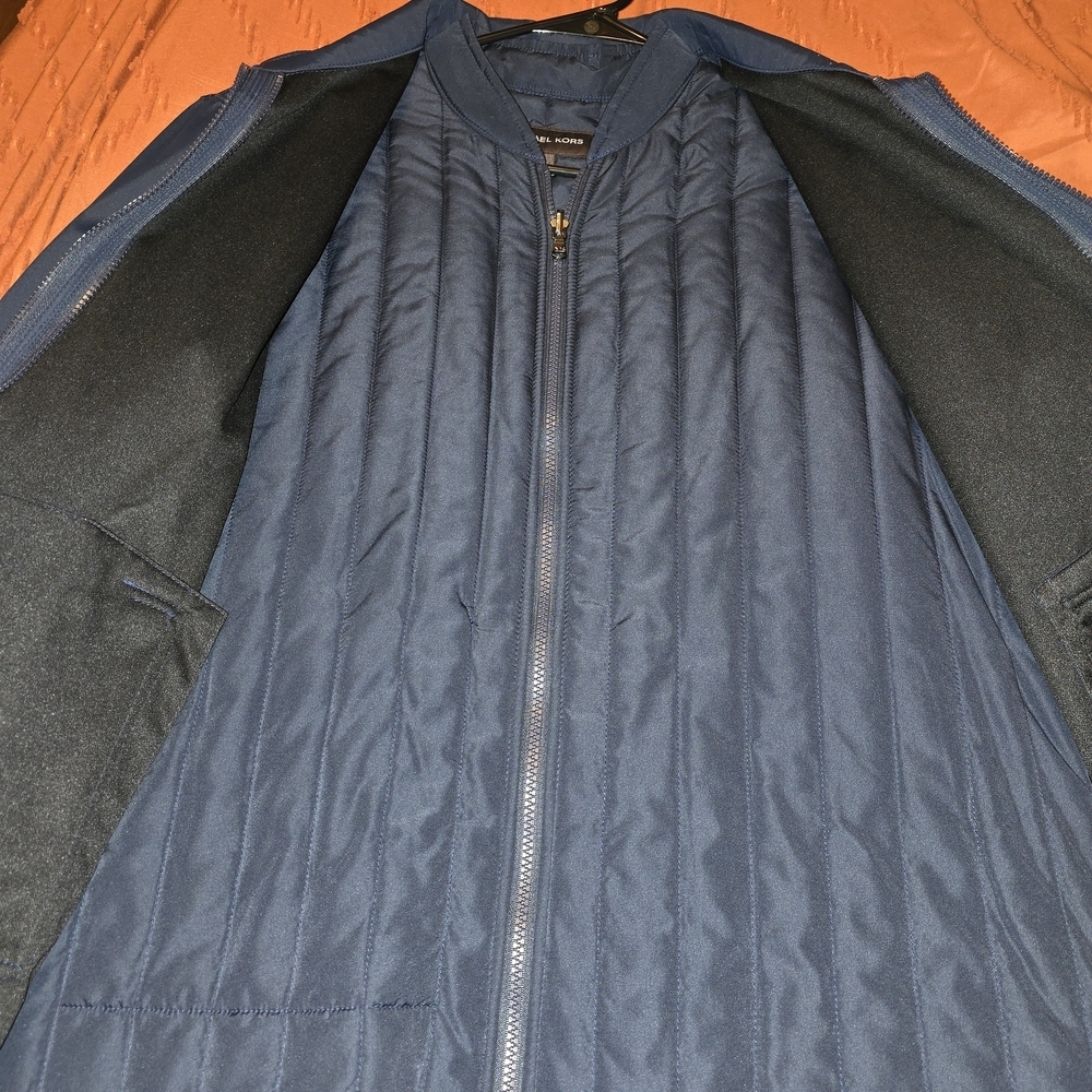 Michael Kors Navy Performance Jacket - Picture 3 of 4